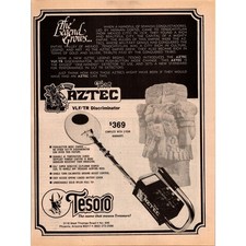 Tesoro aztec vlf for sale  Hinckley