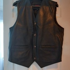 Men black leather for sale  PAIGNTON
