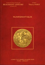 NUMISMATIQUE CATALOGUE VENTE BEAUSSANT LEFEVRE 17-18/03/2025 comprar usado  Enviando para Brazil