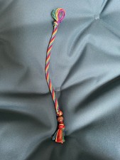 Rainbow kumihimo bracelet for sale  BEDFORD