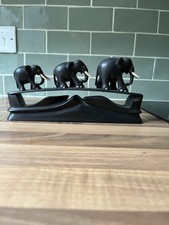 Antique ebony wooden for sale  LOOE