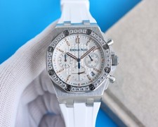 Usado, Novo Audemars Piguet Royal Oak Offshore cronógrafo relógio de quartzo branco comprar usado  Enviando para Brazil