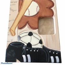 Gráfico de crescimento pendurado/dobrável/régua de parede para bolsos infantis amantes de esportes 4 fotos comprar usado  Enviando para Brazil