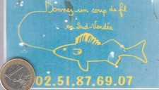 Sticker. c14. fishing. d'occasion  Expédié en Belgium