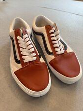 Tênis Vans Masculino 9 Novo Old Skool Esporte Vermelho Couro Retrô Sapatos de Skate comprar usado  Enviando para Brazil