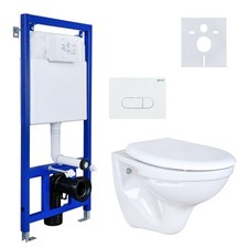 Ściana wyjścia WC + pokrywa + element podtynkowy + płyta sterująca kompletny zestaw na sprzedaż  Wysyłka do Poland