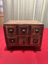 Handcrafted wooden apothecary for sale  Rouses Point