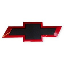 Conjunto de 2 Chevy preto e vermelho grade dianteira e emblema tampa da caçamba Silverado 1500/2500 comprar usado  Enviando para Brazil