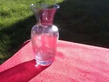 Glass vase beautiful for sale  TAUNTON