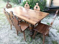 Tavolo legno tornito usato  Fasano