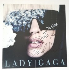 Lady Gaga ASSINADO Álbum The Fame Plano #3 JSA LOA Autografado RARO Aproveite a Fama comprar usado  Enviando para Brazil
