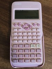 Calculadora científica Casio FX-83GT X Classwiz rosa testada funcionando, com capa comprar usado  Enviando para Brazil