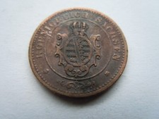 Sachsen pfennig 1864 gebraucht kaufen  Edemissen