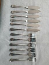 Fischbesteck silberauflage ver gebraucht kaufen  Lehrte