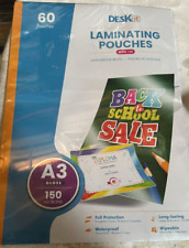 Deskit laminating pouches for sale  BRADFORD