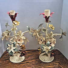 Vintage toleware candle for sale Vintage toleware candle for sale  Hammonton