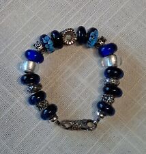 Bracciale argento beads usato  Italia