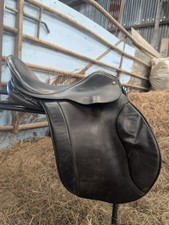 Black leather saddle. for sale  SWANSEA