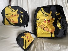 Pokemon 16” Conjunto Mochila Pikachu Lancheira Isolada, Bolsa para Lápis VOLTA ÀS AULAS comprar usado  Enviando para Brazil