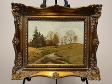 Gemälde herbstlandschaft sign gebraucht kaufen  Mahlow