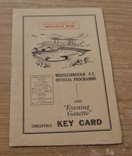 Middlesbrough sheffield wednes for sale  MIDDLESBROUGH
