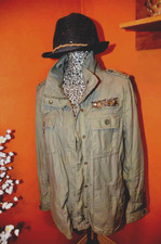 Khaki jacke glitzer gebraucht kaufen  Frankfurt am Main