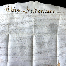 Antique handwritten vellum for sale  Carmel
