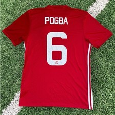 Camisa de futebol Adidas Manchester United POGBA 6 2016/17 Home Jersey masculina média comprar usado  Enviando para Brazil