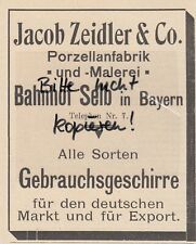 Selb werbung 1912 gebraucht kaufen  Leipzig