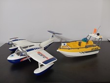 PLAYMOBIL LOTE HIDROAVION AVIONETA LANCHA INVESTIGACION MARINA REF 5920 comprar usado  Enviando para Brazil