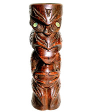 Maori tiki carved for sale  WOODFORD GREEN