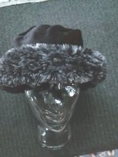 Ladies black faux for sale  CREWE