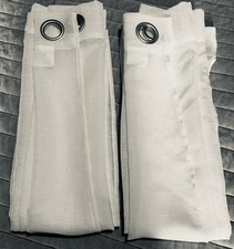 Sheer white curtsin for sale  Columbus
