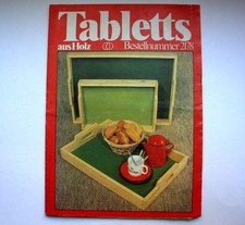 Ddr bastelvorlage tabletts gebraucht kaufen  Deutschland