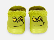 Grinch clogs slippers for sale  WIGAN
