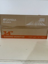 Monitor para jogos curvo SANSUI 34 polegadas UWQHD 3440 x 1440 165Hz curvo 1500R - P... comprar usado  Enviando para Brazil