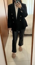 Zara pantalone nero usato  Cassino