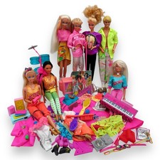 Lote Muñecas Barbie Años 80 Rockers Rock Star Ropa Concierto Accesorios Mattel Años 90 segunda mano  Embacar hacia Mexico