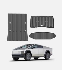 Tapetes de assoalho Tesla Cybertruck para 2024 - 3 peças TPE dianteiro, carga traseira, caçamba de caminhão comprar usado  Enviando para Brazil