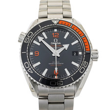 Relógio masculino automático OMEGA Seamaster Planet Ocean 600m preto e laranja 43,5mm + B&P comprar usado  Enviando para Brazil