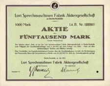 Lori sprechmaschinen fabrik gebraucht kaufen  Bayreuth