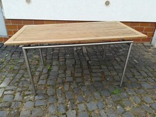 Terrassentisch teak edelstahl gebraucht kaufen  Aschaffenburg