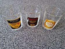 Whisky advertising glasses for sale  BIRKENHEAD