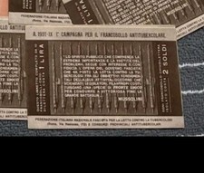 Libretto erinnofili campagna usato  Sonnino