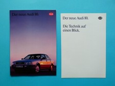 Prospekt / Katalog / Broschüre - Audi 80 (B4) - Limousine - 01/92, usado comprar usado  Enviando para Brazil