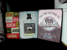 Blechschilder sprüche sticky gebraucht kaufen  Merklingen