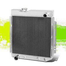 Radiador de corrida parafuso de alumínio completo 3 fileiras + tampa para Mustang Falcon Comet 24-66 comprar usado  Enviando para Brazil