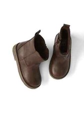 Botas de tornozelo Baby Gap Chelsea marrom couro sintético com zíper criança 5 6 US$ 55 novas com etiquetas comprar usado  Enviando para Brazil