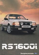 Ford escort rs1600i for sale  BAGSHOT