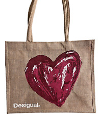 Desigual tote hessian for sale  BIRMINGHAM